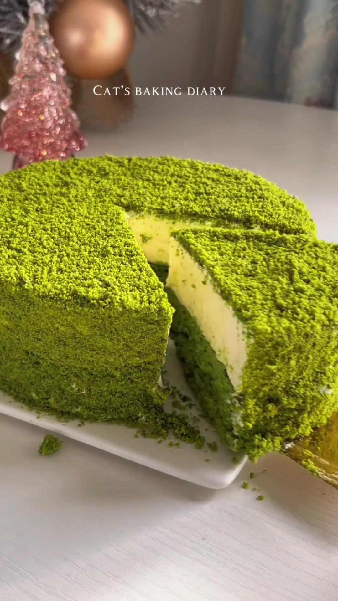 抹茶双层芝士,这是我吃过最好吃的抹茶蛋糕