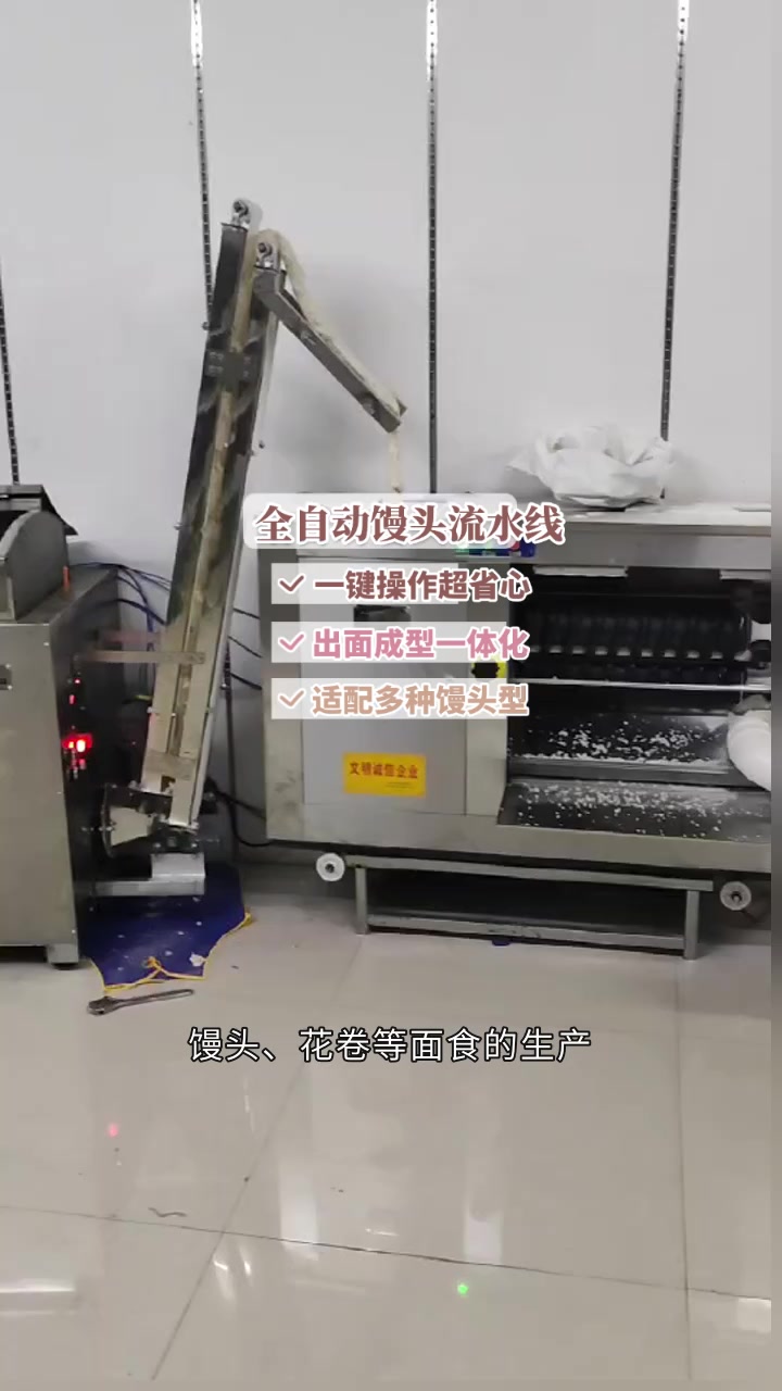 全自动馒头流水线 出面成型一体化 全自动方馒头生产线 全