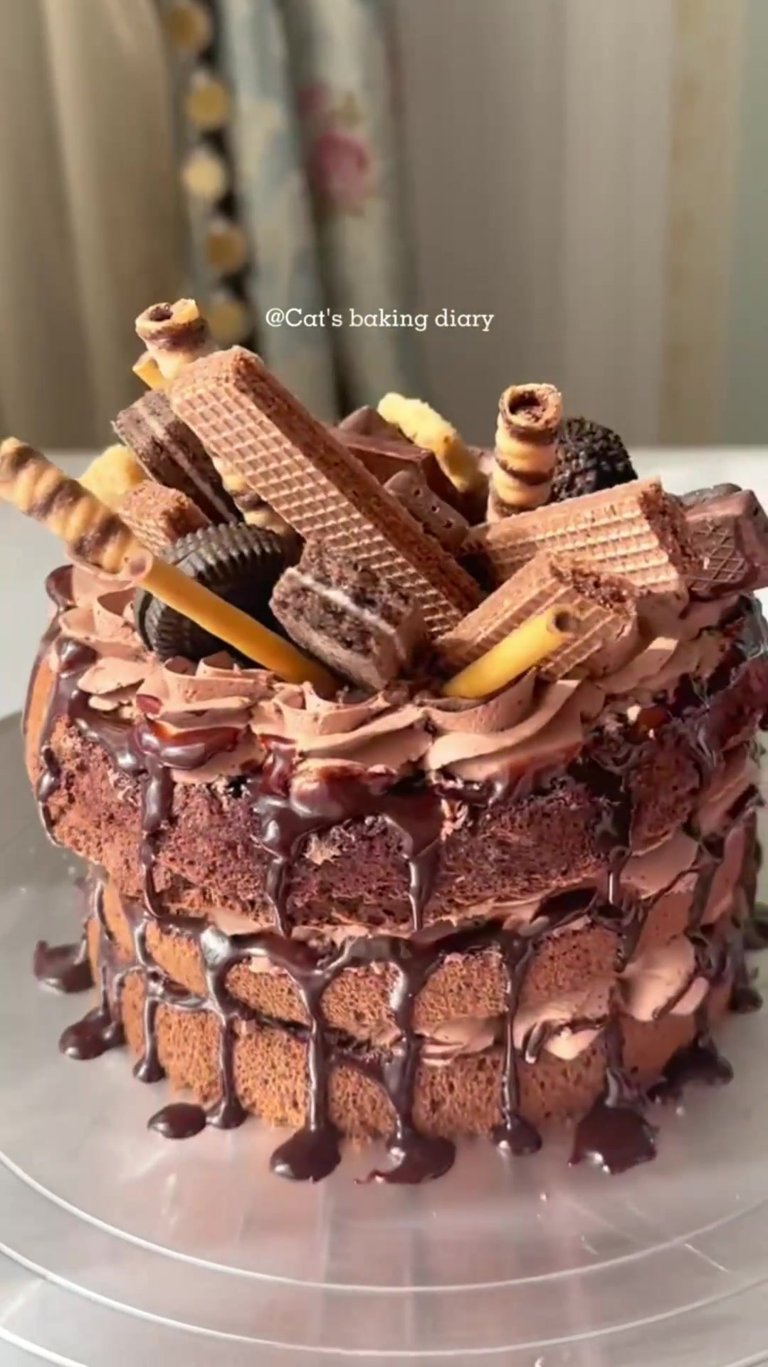 巧克力裸蛋糕!这玩意可太好吃了!