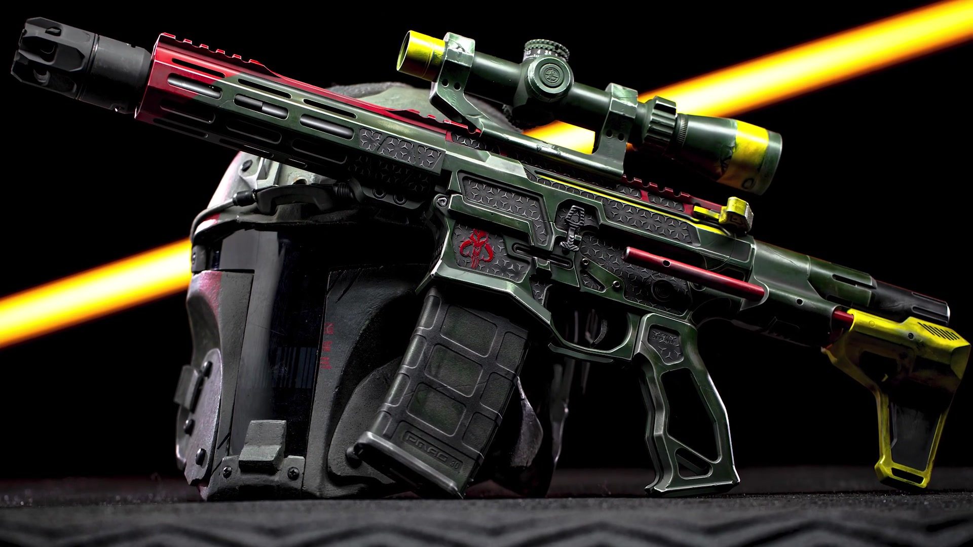 洋会玩:《星球大战》"赏金猎人"费特·布拉斯特主题枪械套装