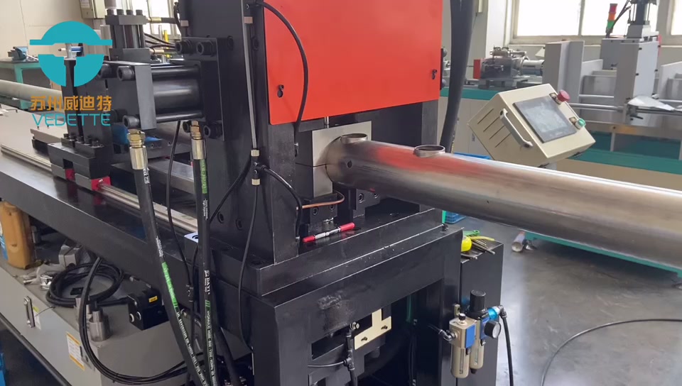 不锈钢管冲孔翻边机圆管拔孔机分水器加工