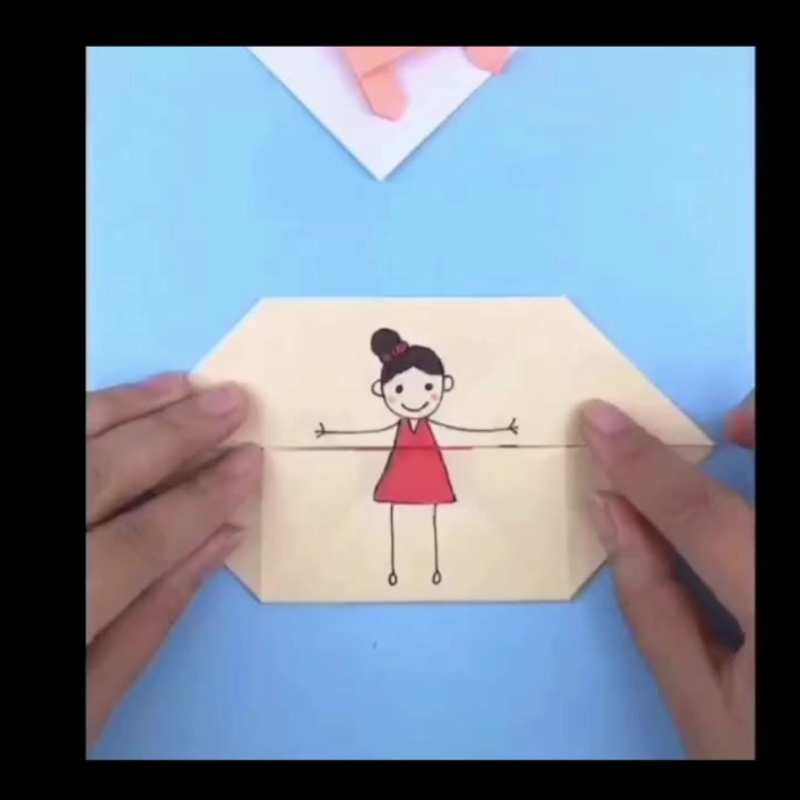 顺义高丽营镇慕课系列活动②:折纸艺术教学—跳舞的小女孩